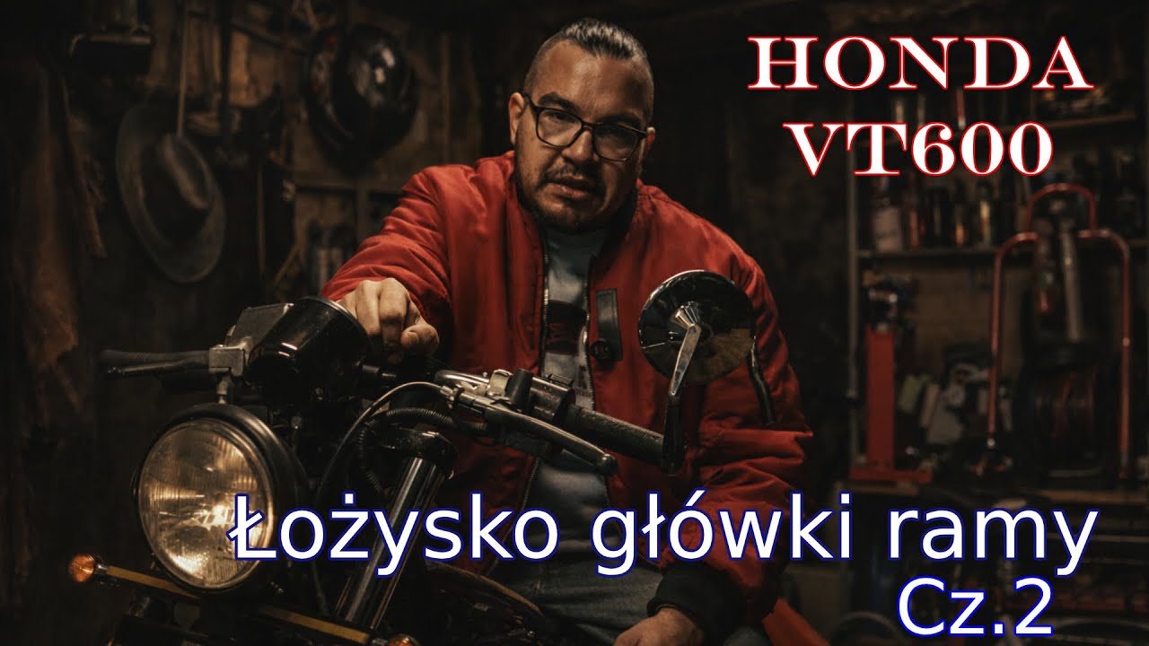 Łożysko główki ramy cz.2 Honda shadow VT 600