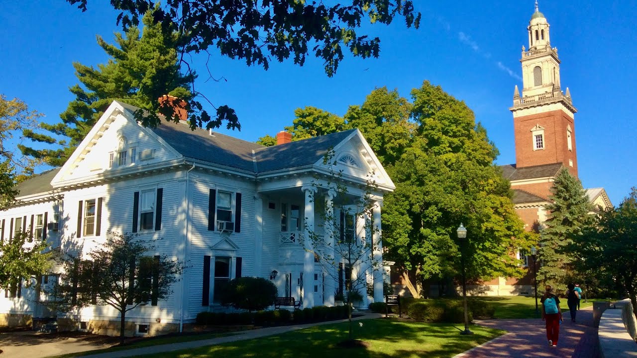 A Look At The Denison University Campus, Granville, Ohio