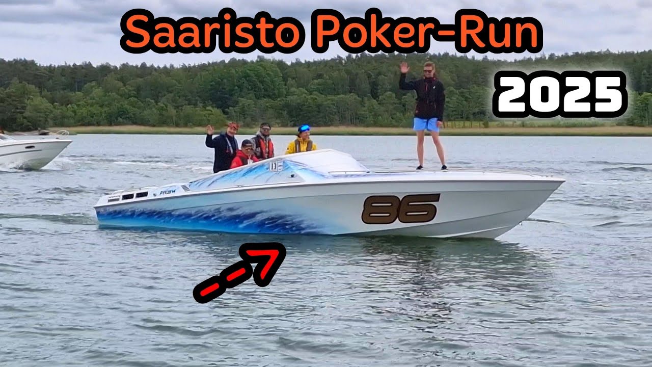 Suomen SUURIN Vauhtivene tapahtuma ! Saaristo Pokerrun 2025