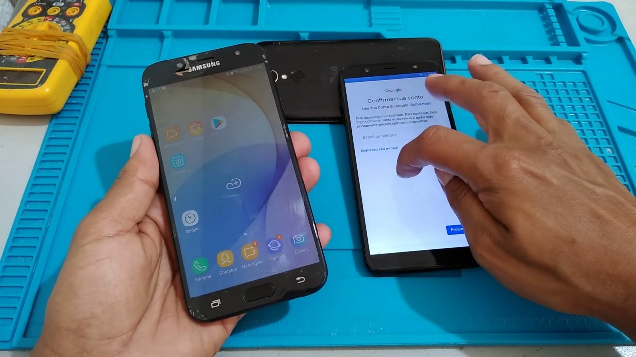 Como remover conta Google s7 Edge A8 S8 j8 J6 s9 A5 A7 Android 8.0 8.1