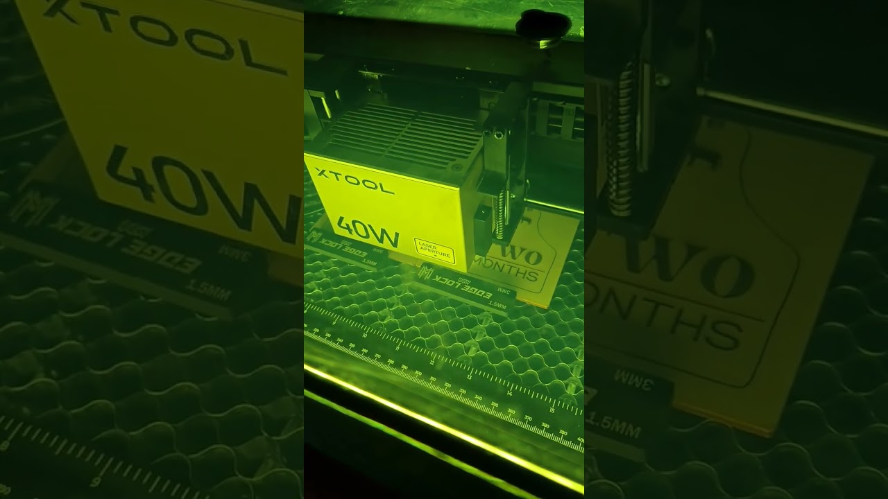 first projects with my new xtool S1 40 w.  
