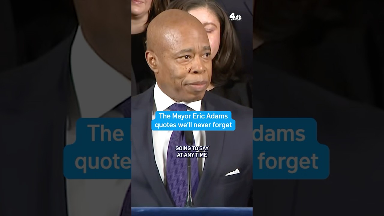 The Mayor Eric Adams quotes we'll never forget | NBC New York