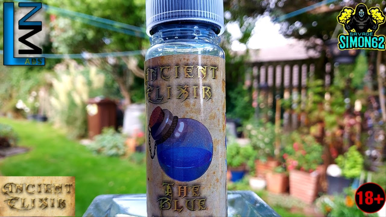 ANCIENT ELIXIR LIQUIDS -THE BLUE  🔞 #ancientelixirliquids #ukeliquid #nevans #eliquidreview