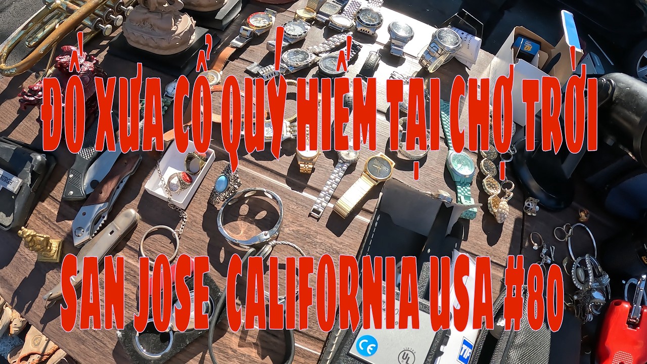 SĂN ĐỒ XƯA CỔ QUÝ HIẾM TẠI CHỢ TRỜI Ở CALIFORNIA MỸ. ĐỜI SỐNG MỸ. MỸ VIỆT VIDEO. MYVIETVIDEO