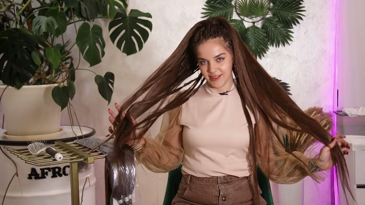 АСЯ рассказывает про НОВЫЙ КОМПЛЕКТ КОС ИЗ БИОПРОТЕИНА.  AFROMARI