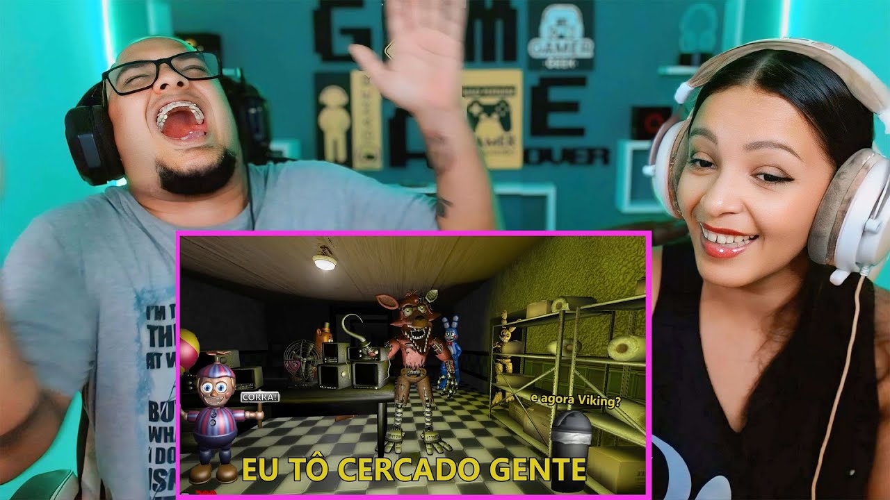 REAGINDO A Como NÃO jogar FNAF 2: Doom RE Creepy #2  @VikingOfSouth