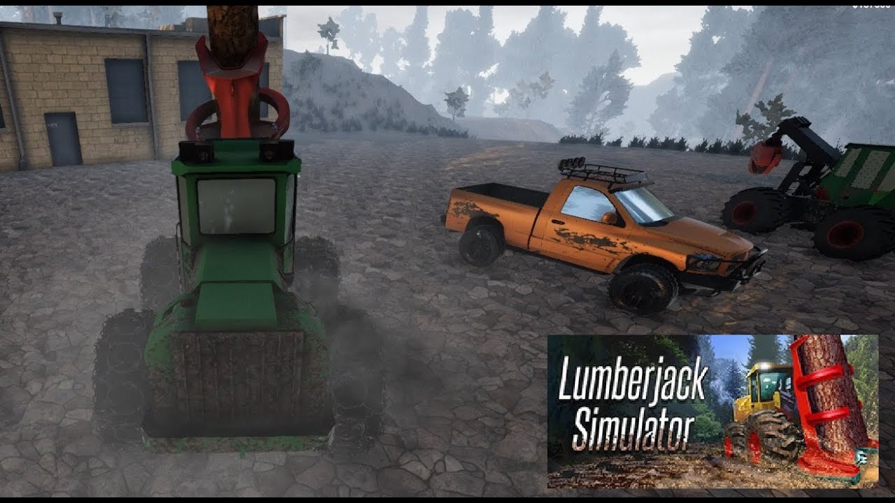 Lumberjack Simulator ~ Chopping Trees In Cool Machines