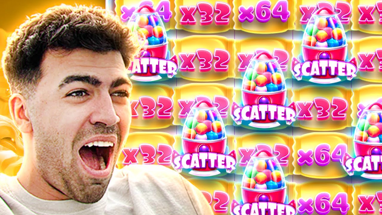 INSANE DOUBLE RETRIGGER ON SUGAR RUSH! (HUGE WIN)