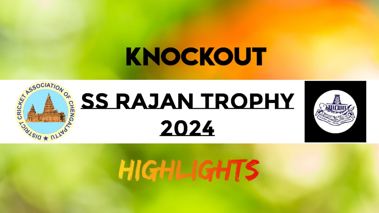 Chengalpattu vs Madurai | SS Rajan Trophy T20 Tournament 2024 | Highlights | Iyarkaiadiyan