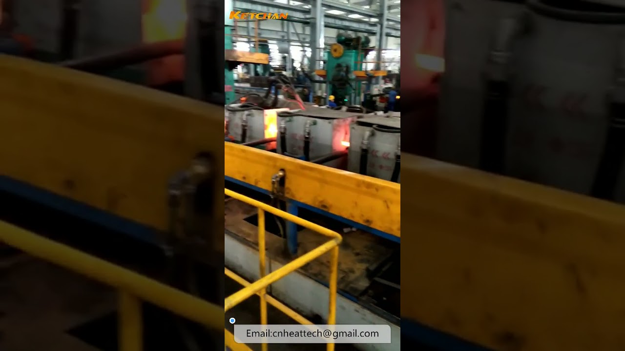 Steel Bar Diathermic for Hot Forging Gear After Heating, Steel Bar Induction Diathermic Furnace