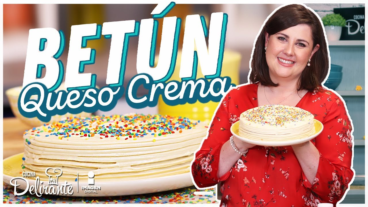 Cómo hacer Betún de Queso Crema! 🎂🍰😍 | Hasta la Cocina con Lucía Mena