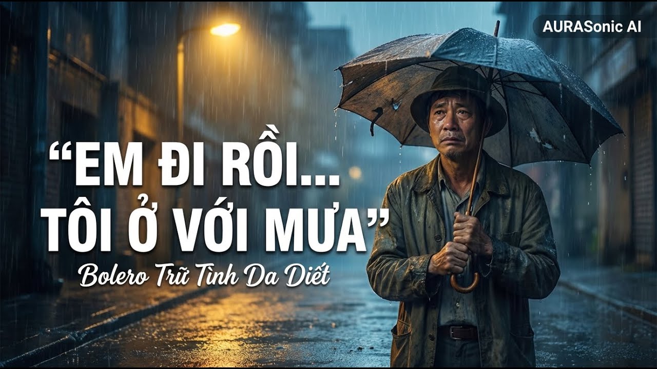Em Đi Rồi… Tôi Ở Với Mưa – Bolero Trữ Tình Da Diết Nghe Là Thấm | AURASonic AI