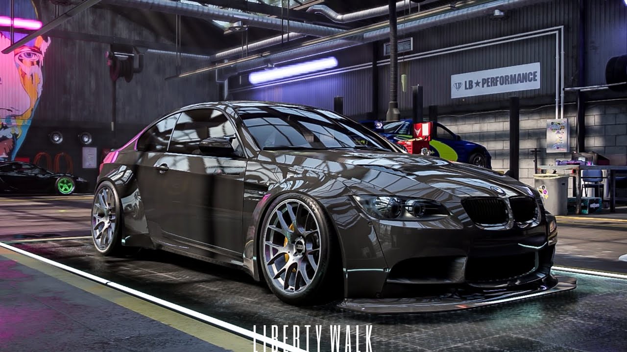 Building Bmw M3 (E92) With Liberty Walk Bodykit | Nfs Heat Customization & Cinematic