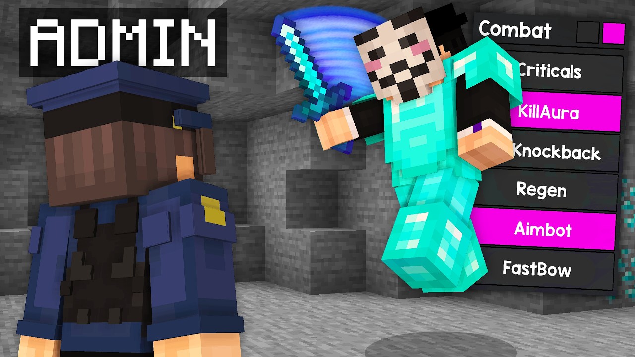 USANDO HACKS *REALES* en MINECRAFT hasta ser BANEADO