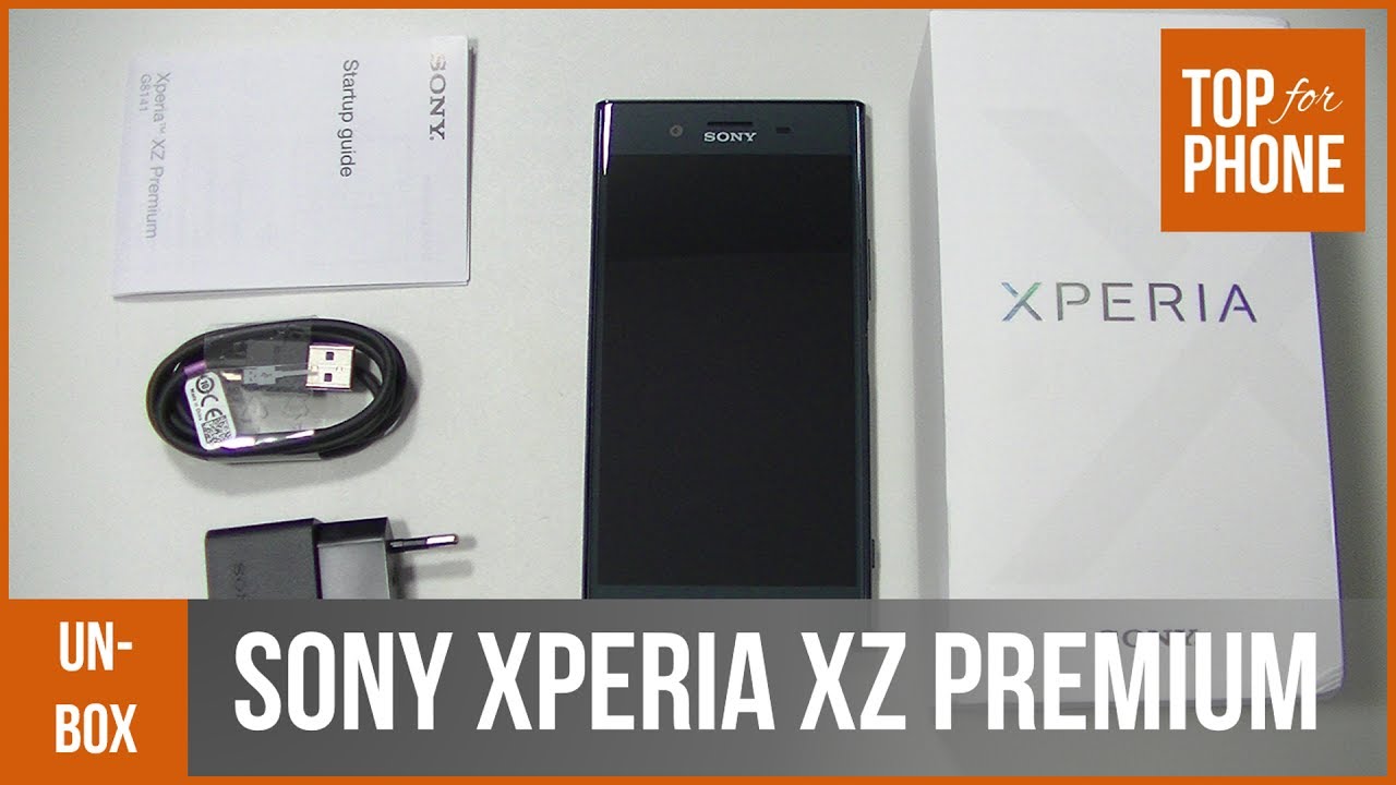 SONY XPERIA XZ PREMIUM - déballage par Top-For-Phone.fr