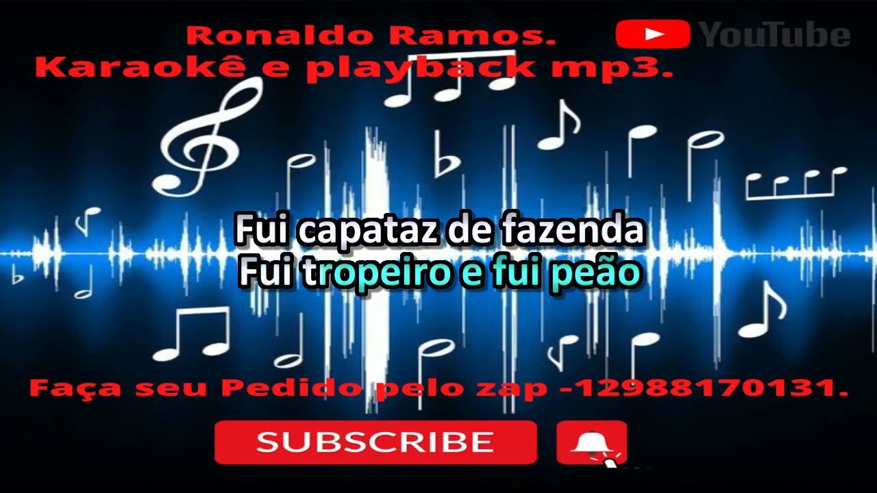 KARAOK GOIANO E PARANAENSE- LAMENTO DE UM PEÃO.