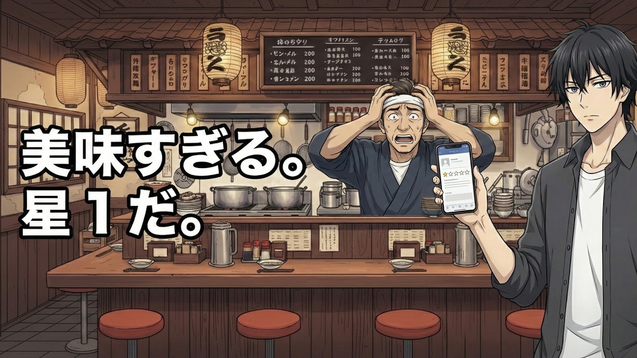 「美味しすぎて通ってしまう」という理由で星１つけるヤツ【アニメ】