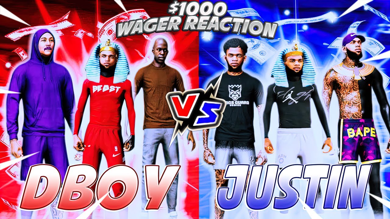 Dboy Wagered ForgiveJustin For $1000 To Prove He Is Still The TOP GUARD On NBA2K21... 😱 | REACTION