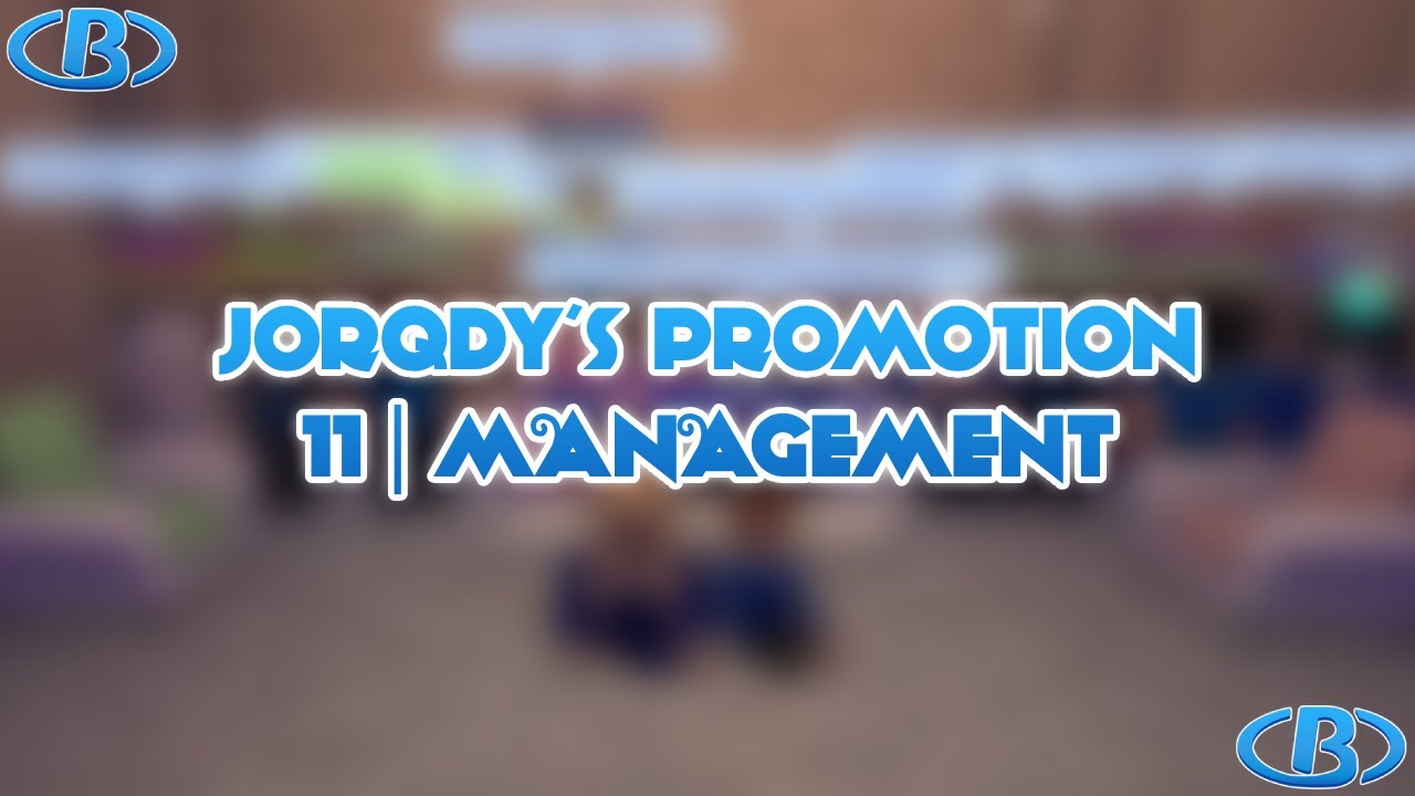 Bloxton Hotels | jorqdy's promotion to rank 11 | Management!
