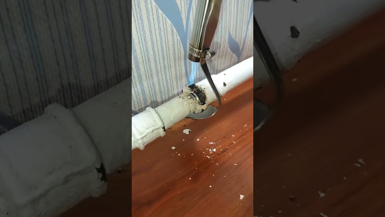 how to remove a hardened pipe nut 