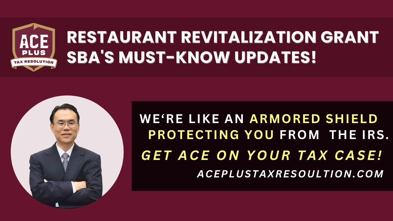 Restaurant Revitalization Grant - SBA's Must-Know Updates!