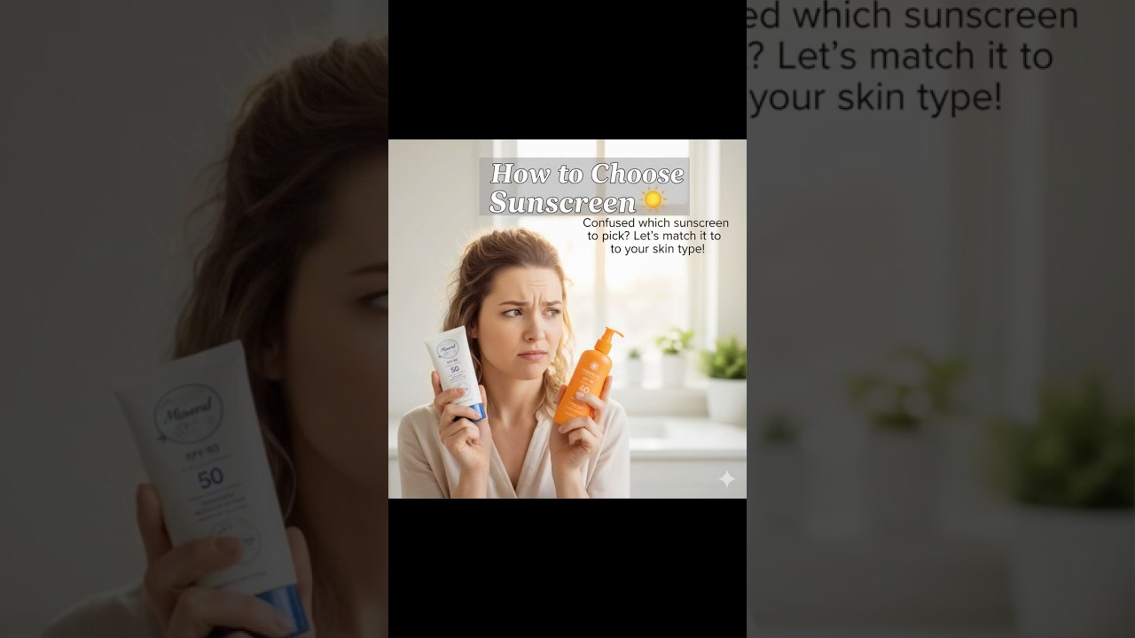 “Which Sunscreen is Best for YOUR Skin Type? | SPF Tips for Every Skin”