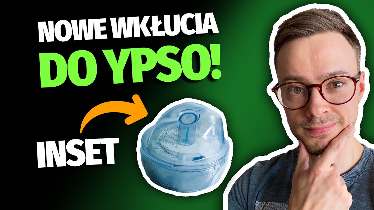 Pompa insulinowa Ypso ma nowy zestaw infuzyjny - INSET - zakładanie wkłucia | Nie słodzę #YpsoPump