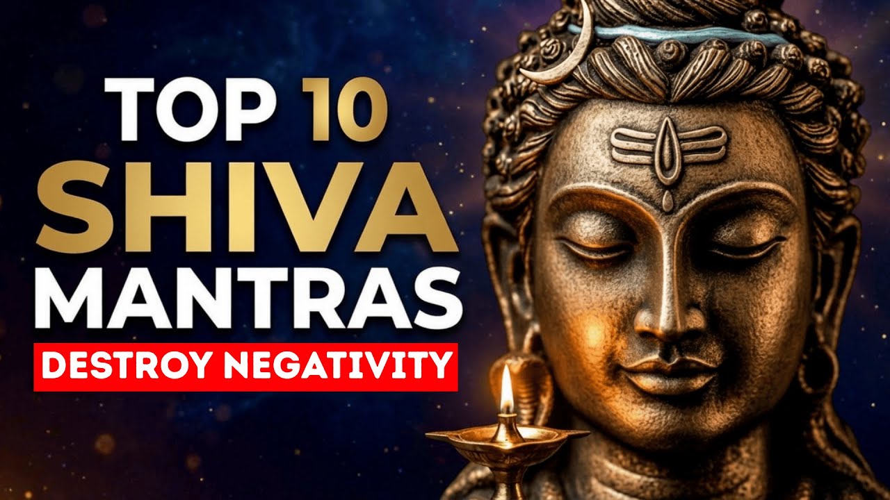 Top 10 Ancient Shiva mantras for removing negativity (Mahashivratri Mahadev Chants)