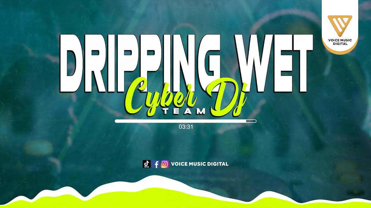 DJ Dripping Wet - CYBER DJ TEAM (Audio Visualizer)