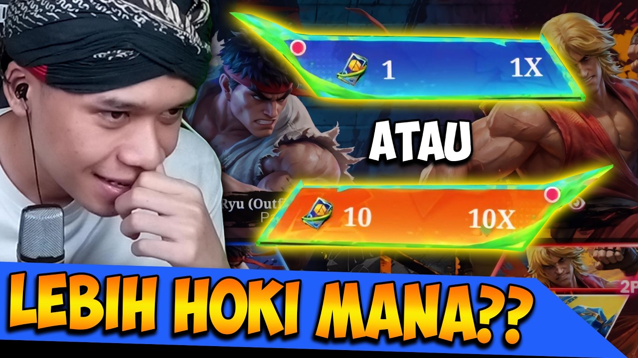 Lebih Hoki Gacha 1x 1x Atau 10x Langsung ? Event Mlbb x Street Fighter 6 !