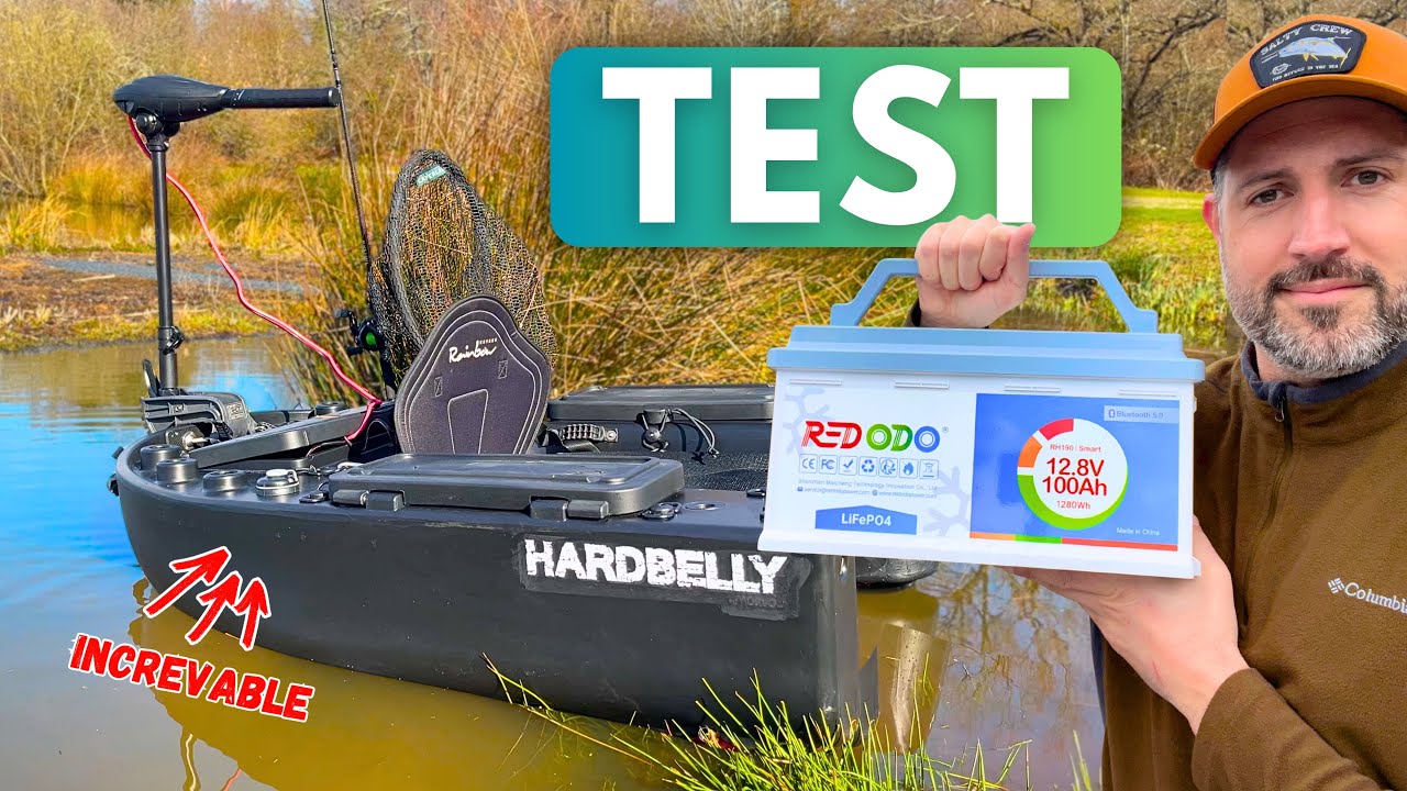 Un Float Tube INCREVABLE pour P&ecirc;cher avec Moteur et Batterie Lithium (Redodo)