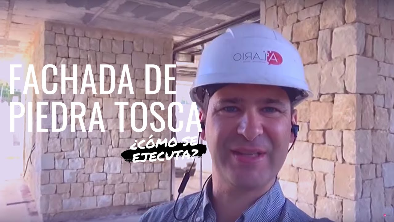 Ejecución fachada de PIEDRA TOSCA
