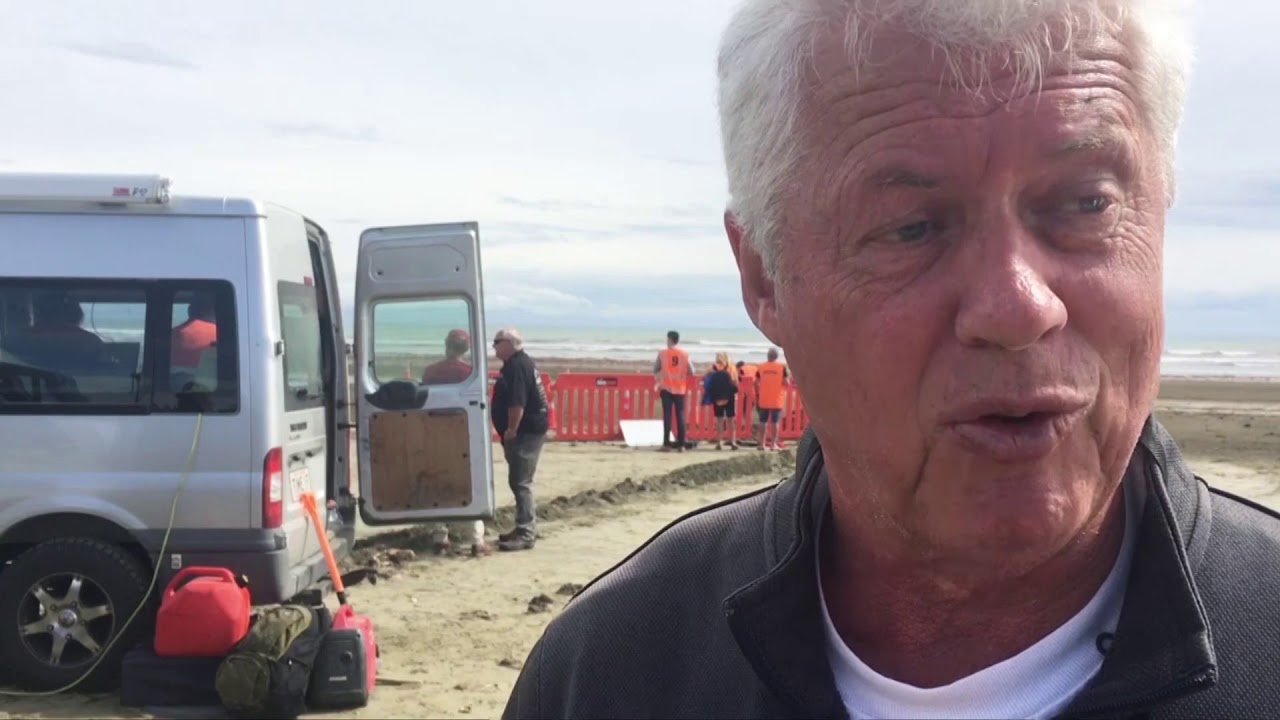 Film director Roger Donaldson joins Oreti Beach races