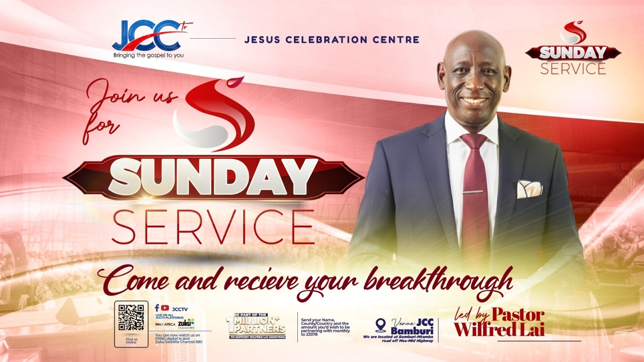 Sunday Service | Pastor Wilfred Lai | Live from Jesus Celebrations Centre Bamburi – Mombasa