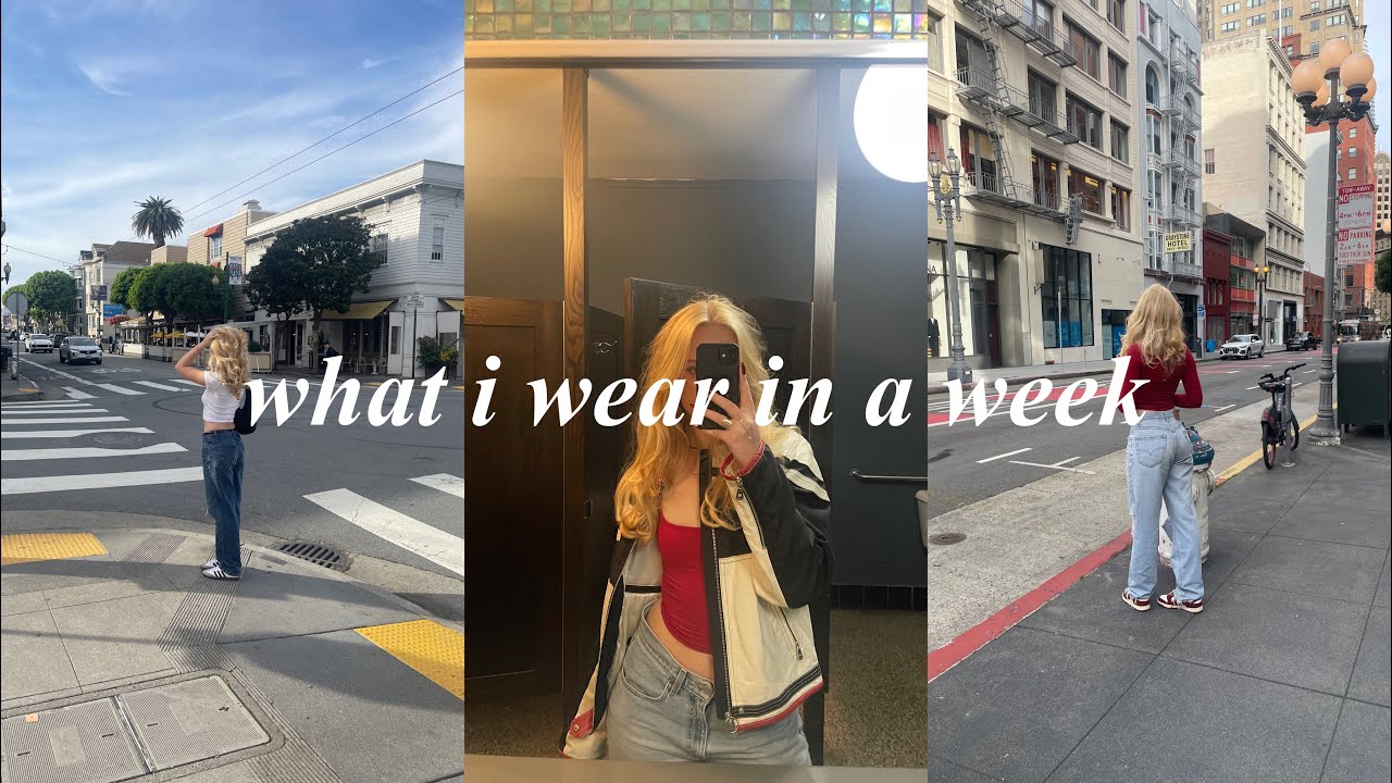 what i wear in a week | outfit inspiration