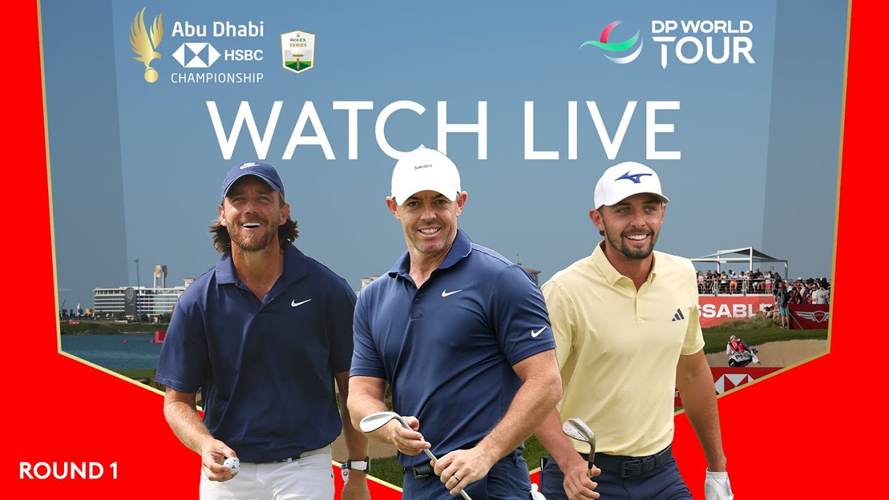 REPLAY | Rory McIlroy, Tommy Fleetwood, Marco Penge | 2025 Abu Dhabi HSBC Championship Day 1