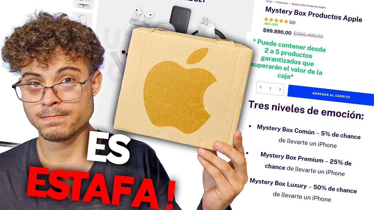 Me ESTAFARON con una CAJA MISTERIOSA DE APPLE 🇦🇷