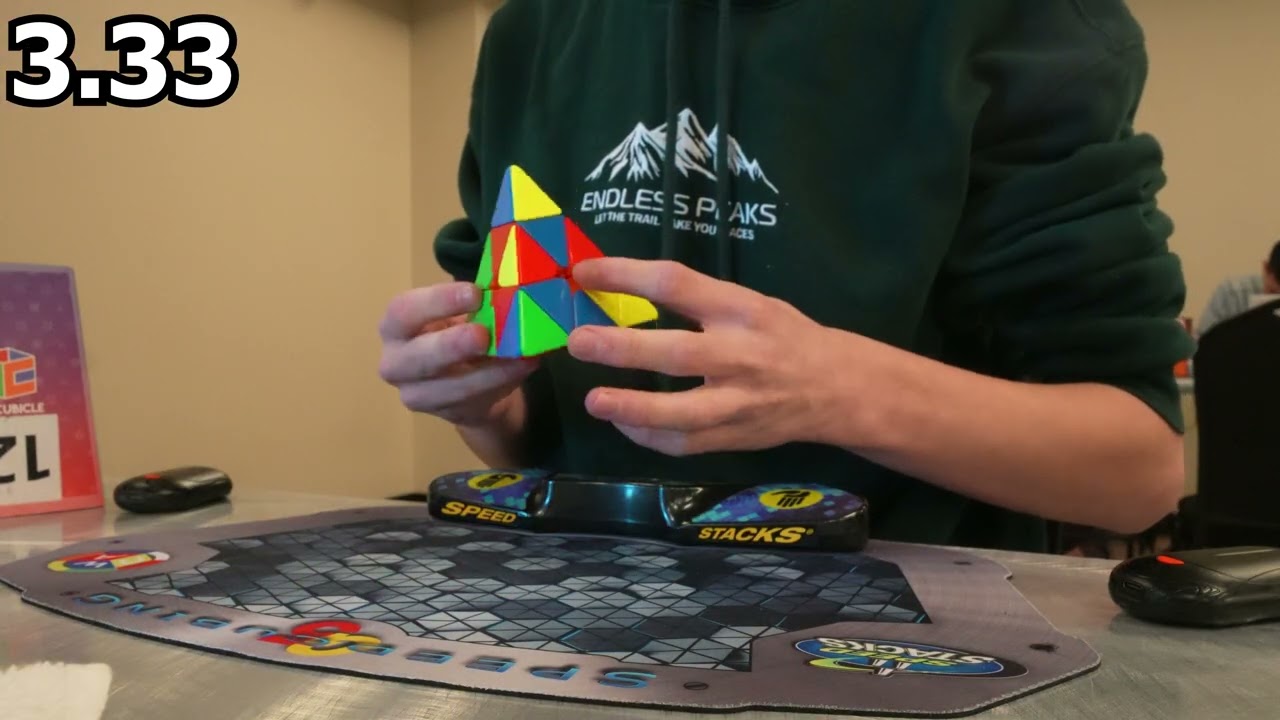 3.01 Official Pyraminx Average (SR9)