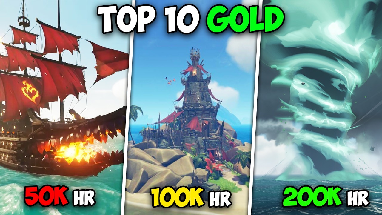 Top 10 Best Ways to Make GOLD in Sea Of Thieves (2026)