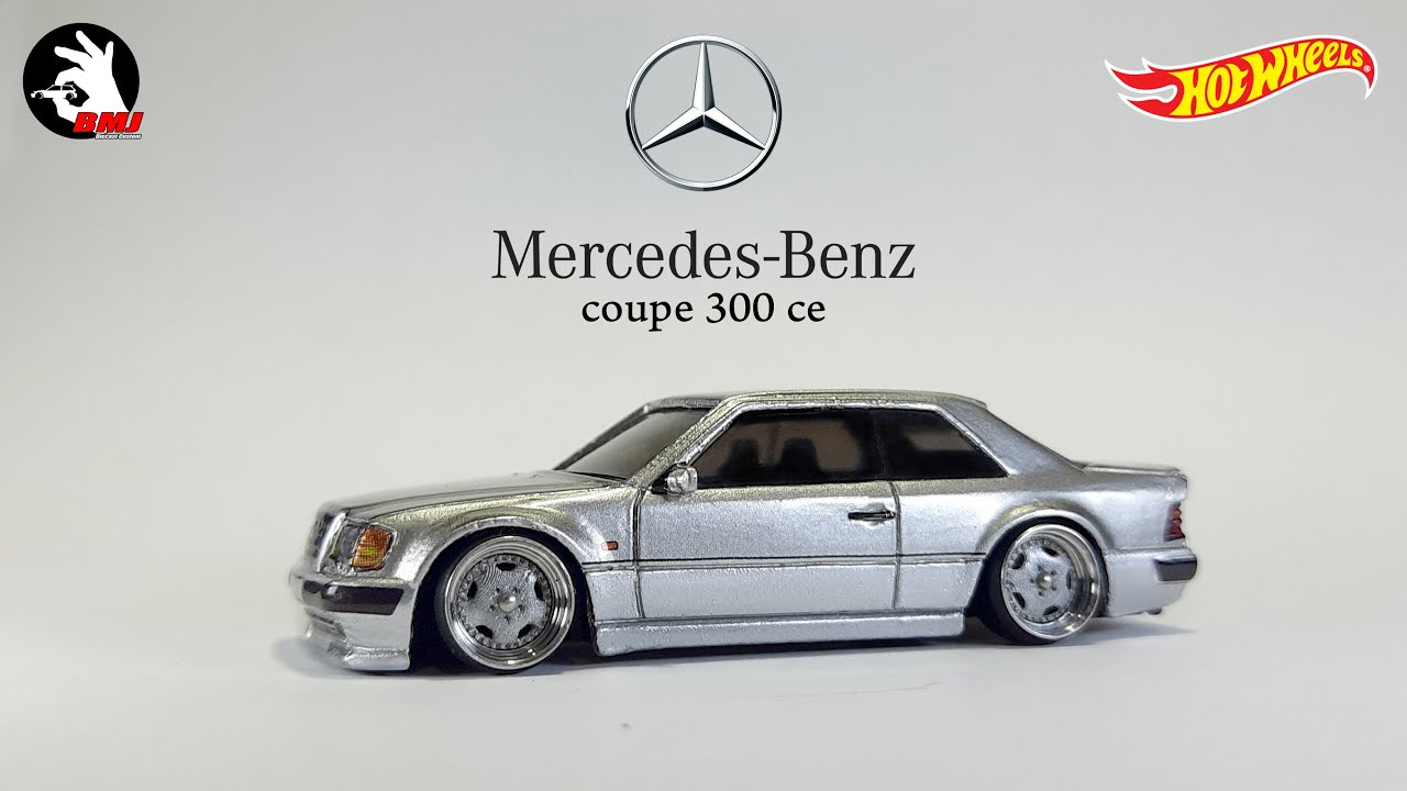 hotwheels custom Mercedes Benz 500e to 300ce coupe