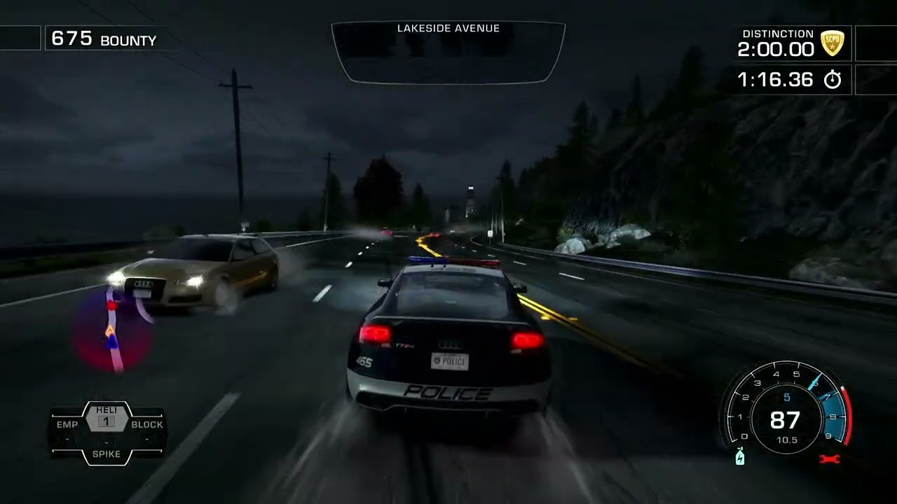 Need For Speed Hot Pursuit - Traffic Police - Eye In The Sky - Audi TT RS