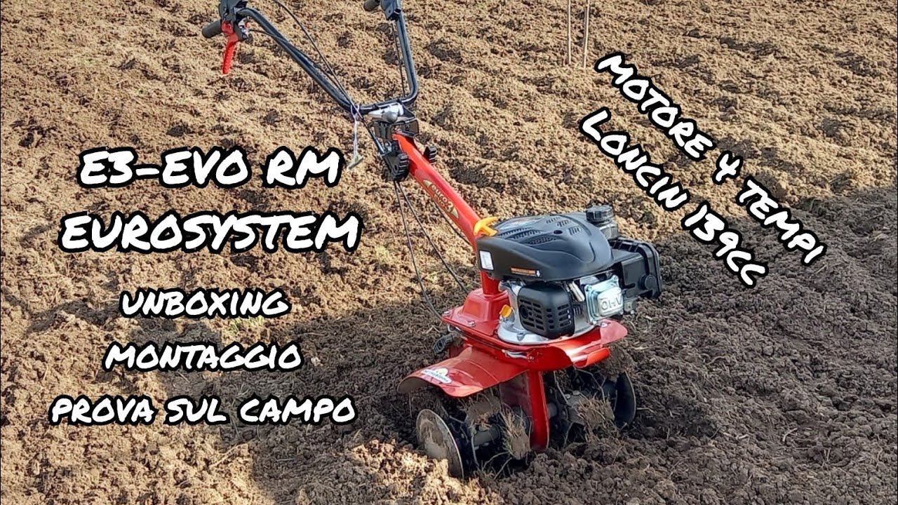 Eurosystem E3-EVO RM, ecco il MIGLIOR motozappa per ZAPPARE l'orto,  ARA anche il terreno DURO