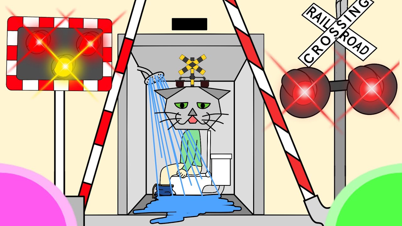 踏切 アニメ こんな エレベーター はイヤだ！ What a funny elevator !