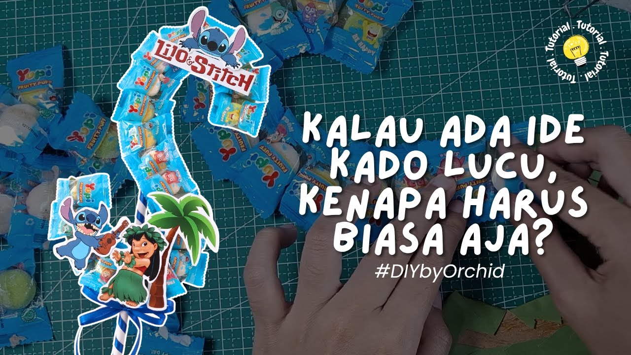 Kalau Ada Ide Kado Lucu, kenapa Bikin yang Biasa? DIY Tutorial Buket Permen Huruf S