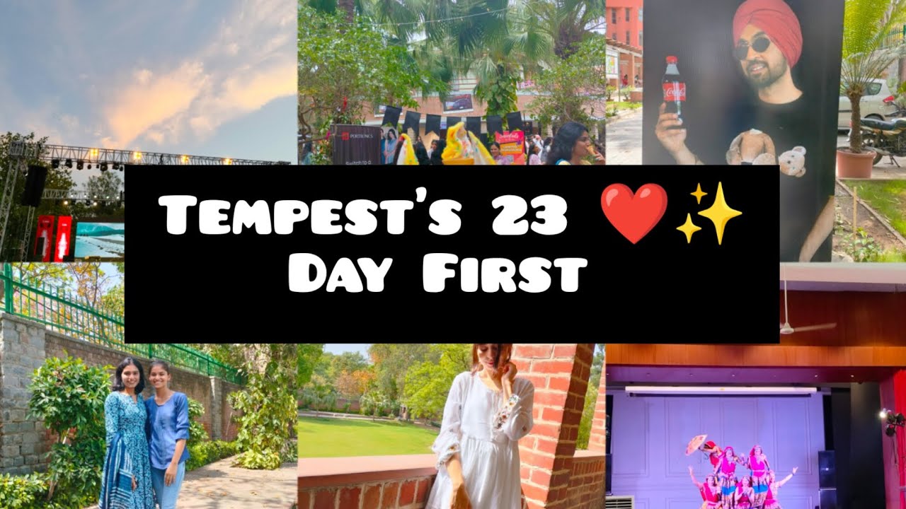 Miranda House Fest🥳 || Tempest's 23 || Delhi University✨❤️|| 