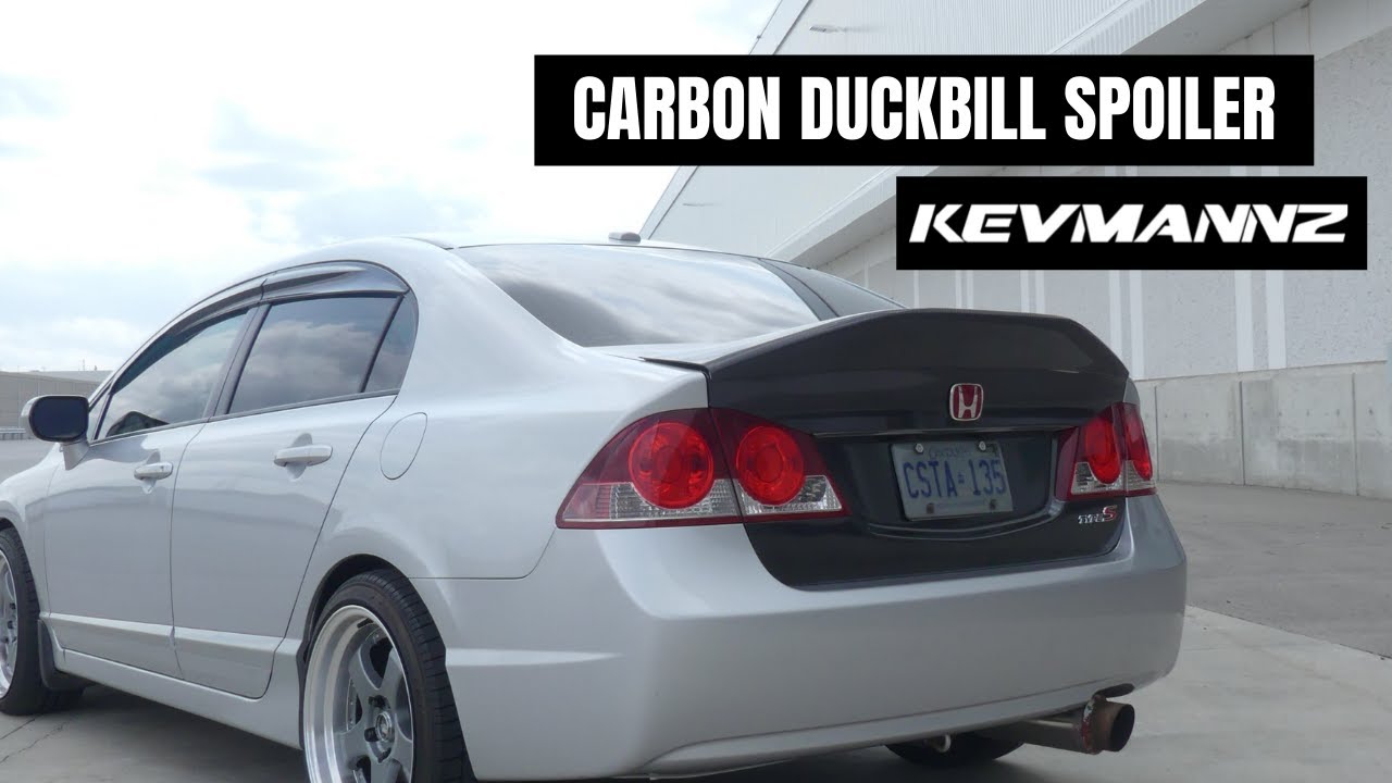 CARBON DUCKBILL SPOILER | KevMannz | 2006-2011 8th Gen Civic