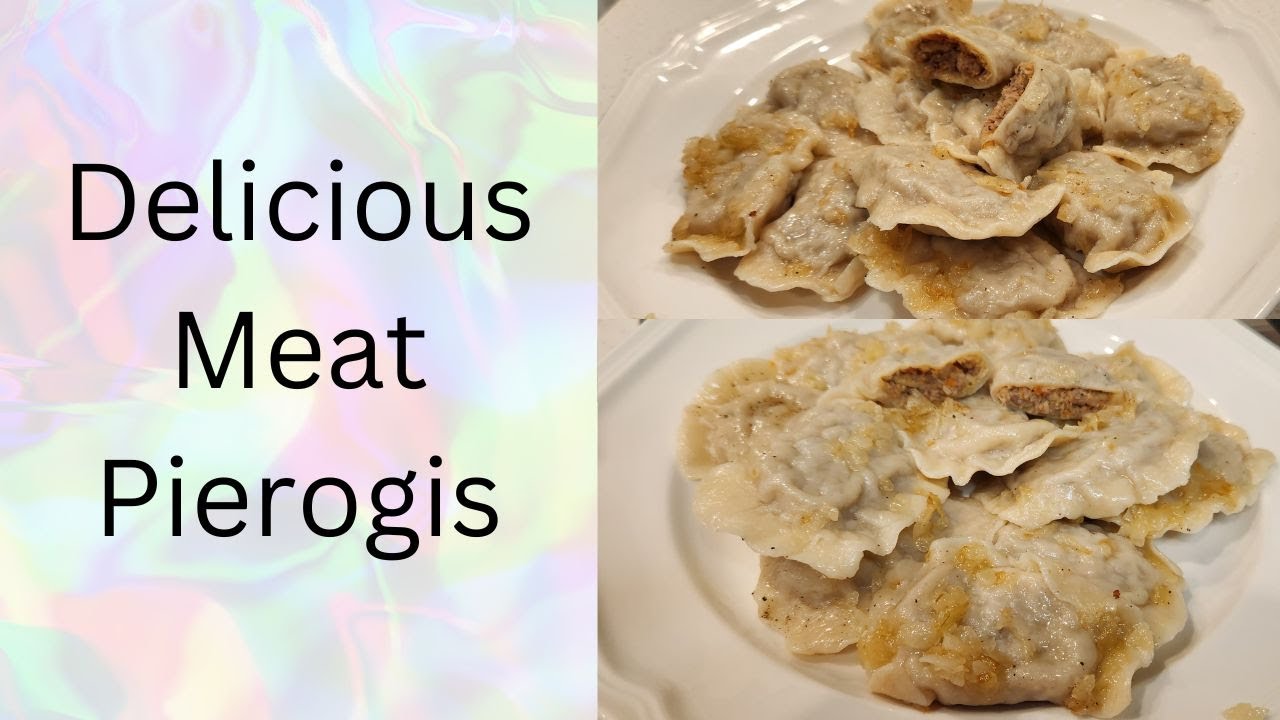 Pierogi with meat filling. Meat Pierogi tutorial