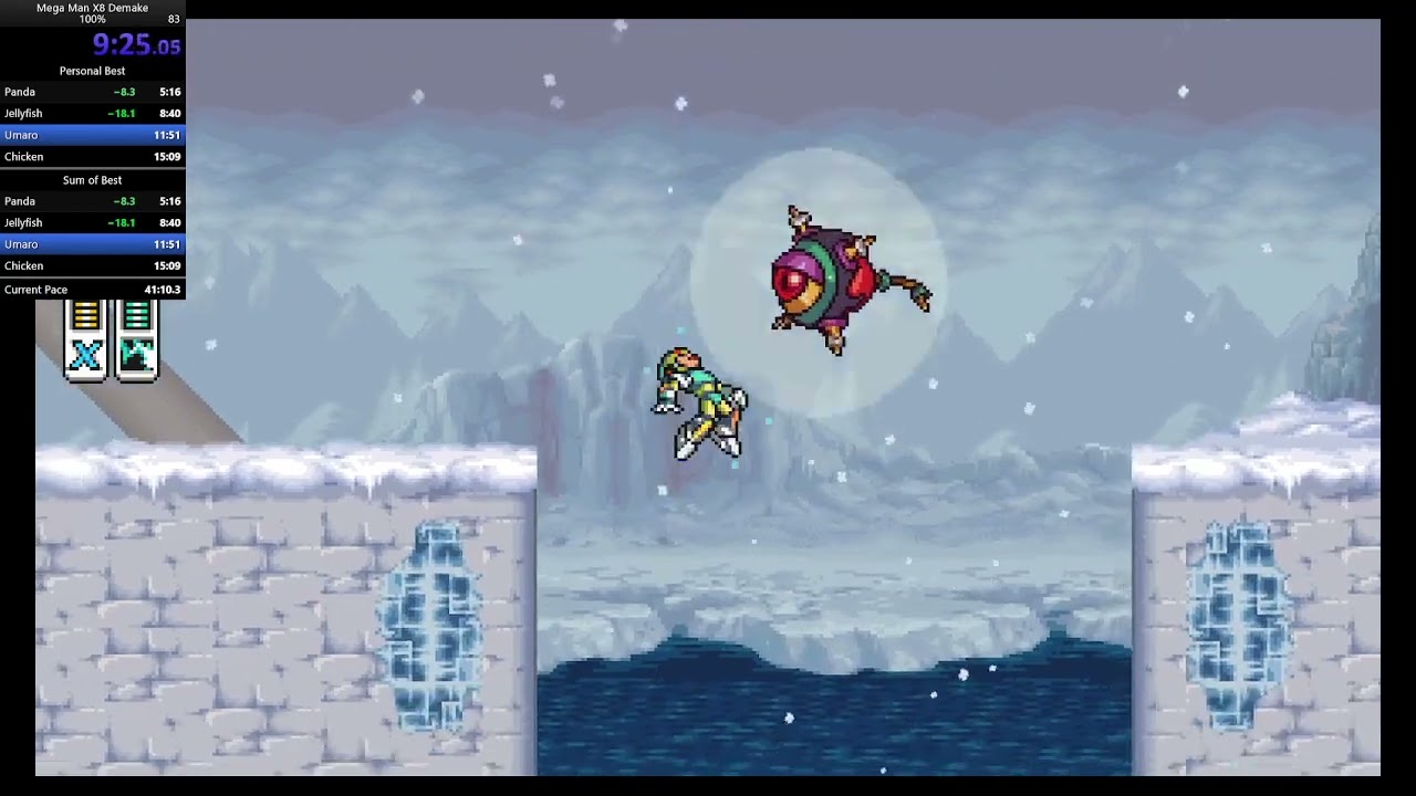 Mega Man X8 Demake 100% Speedrun in 39:23