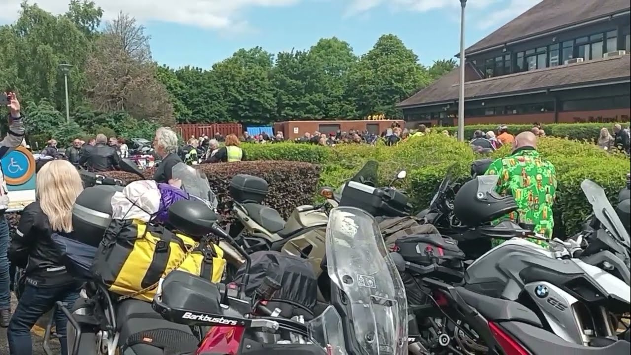 Dave day a tribute to Dave Myers Oxford to the National Motorcycle museum Birmingham