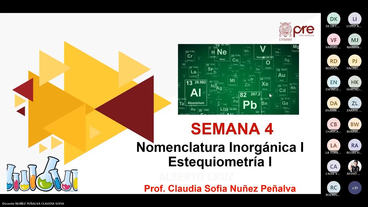 Química - Semana 04 - Pre San Marcos Ciclo 2025-I (Nuevo Ciclo)